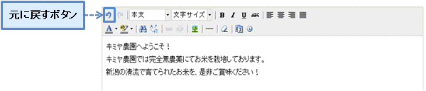 元に戻すボタンイメージ